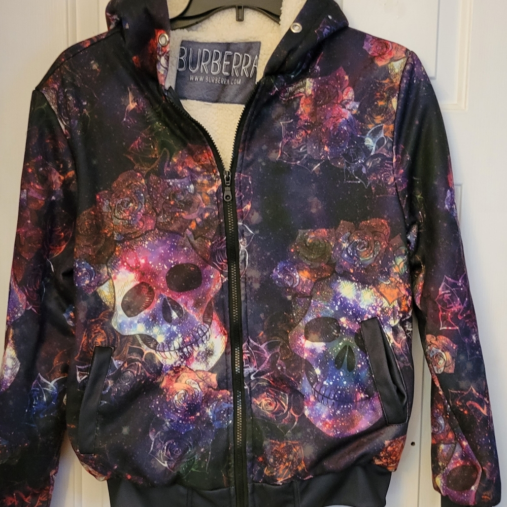 Skull 💀 Pattern Zip Jacket